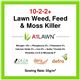 A1 Lawn Double Strength Feed, Weed & Moss Killer [10-2-2+8fe]