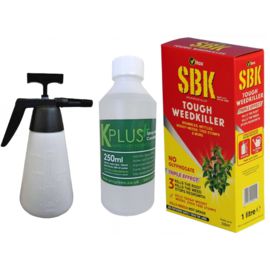 SBK Brushwood Killer 1L & KPlus 250ML & Proweed 1.5L Sprayer 