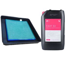 FAM 30 25L + Disinfectant Mat & Tray for Boot/Foot Wash