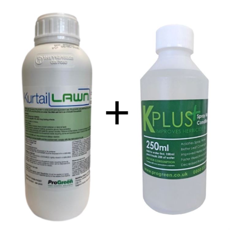 Kurtail Lawn & KPlus+ Weedkiller Bundle