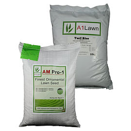 AM Pro-1 Finest Ornamental Luxury Lawn Grass Seed with Weed, Feed & Moss Killer 