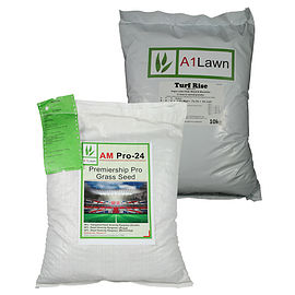 AM-24 Premiership Pro Grass Seed with Weed, Feed & Moss Killer 