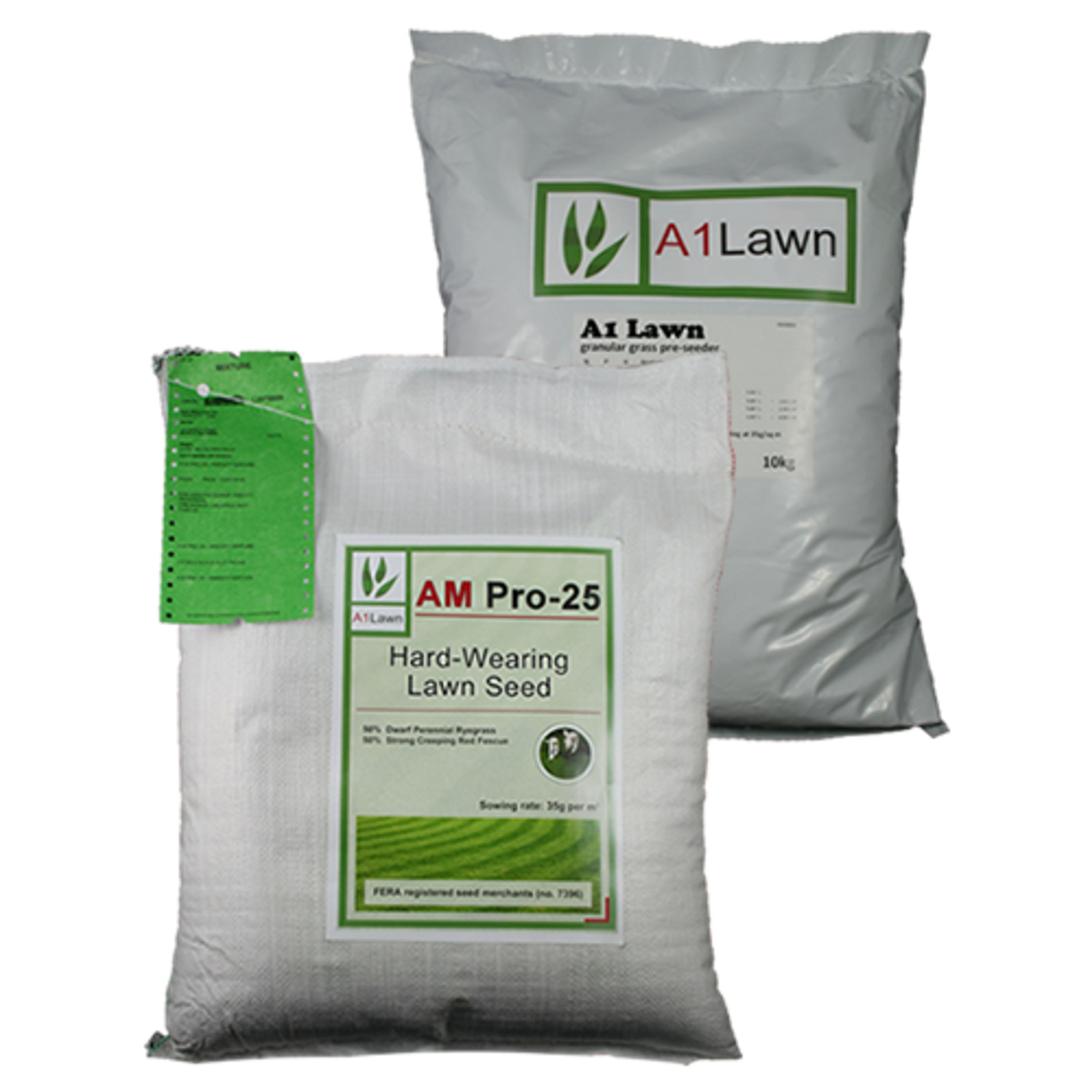 AM Pro-25 Tough Hard Wearing Lawn Grass Seed & Pre-seeder Fertiliser