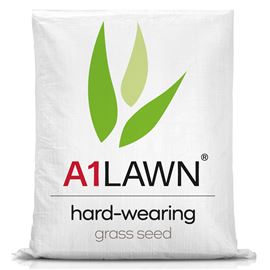 A1LAWN AM Pro-25 Tough Hard Wearing Lawn - Grass Seed - 1kg & 5kg