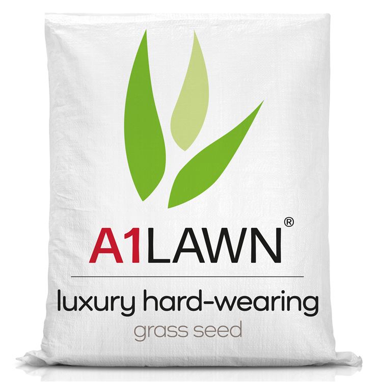 A1 Lawn - Luxury Hard Wearing Grass Seed, 5kg (140m2)