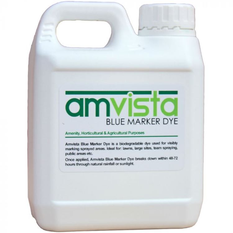 Amvista Blue Marker Dye for Highlighting Sprayed Areas, 1L (10,000m2)