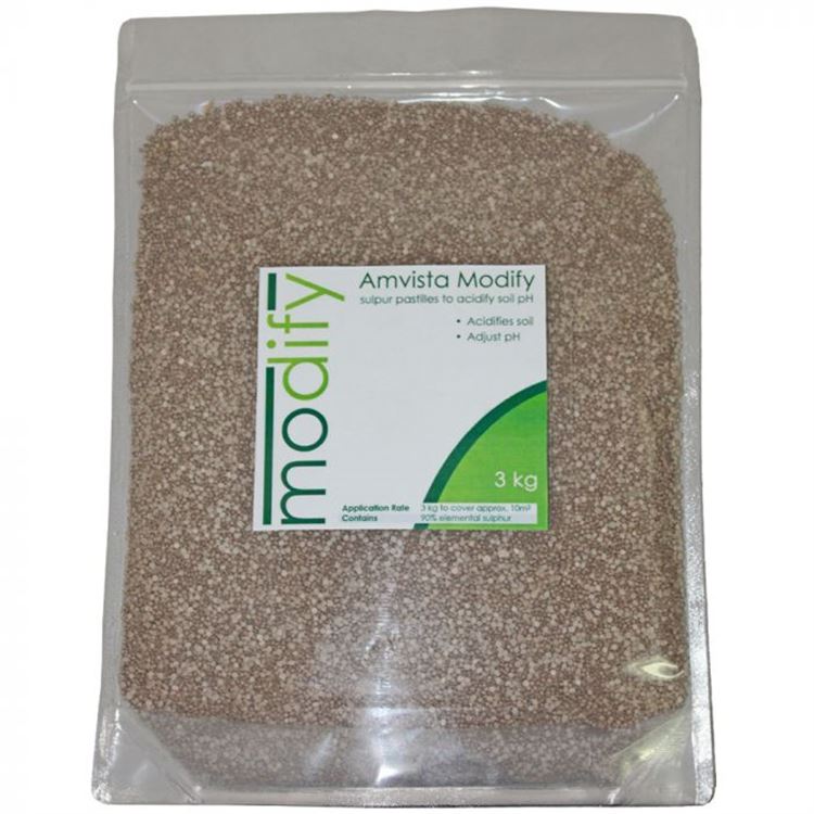Amvista Modify Sulphur Pastilles Acidic Soil , 3kg (30m2)
