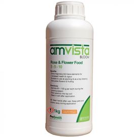 Amvista Bloom Rose and Flower Food Fertiliser [5-5-10]. 1KG (16m2)