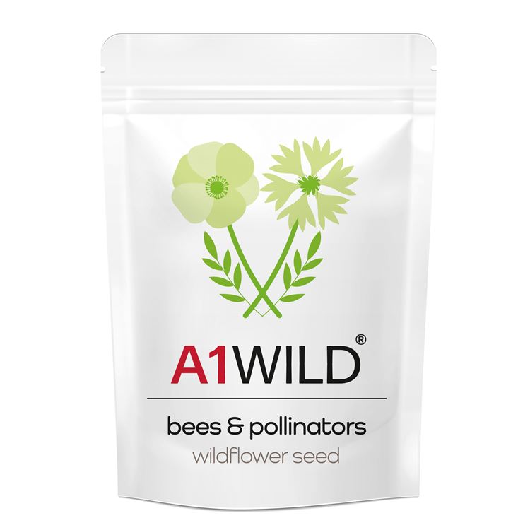 A1WILD Bees and Pollinators 100% Wildflower Seed Mix 