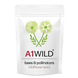 A1WILD Bees and Pollinators 100% Wildflower Seed Mix 