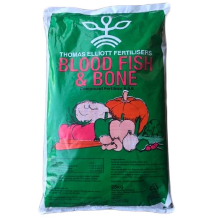 Thomas Elliot Blood Fish & Bone Fertiliser [5-5-6.5], 25kg (50-150m2)