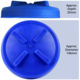 Cooper Pegler 2000 Series Screw Cap Lid with Seal 730263