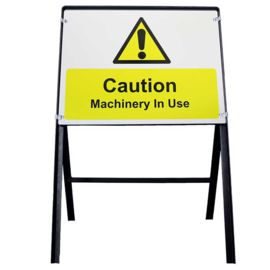 Machinery in Use Sign