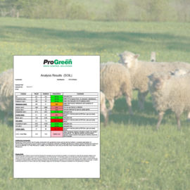 Paddock Soil Analysis for Sheep Grazing - all nutrients