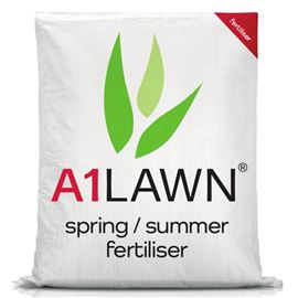 A1 Lawn Ultimate Spring Summer Lawn Fertiliser [10-4-4+3fe], 10kg (280m2)