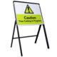 Tree Cutting in Progress Warning Safety Sign